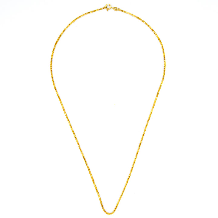 21K Gold Spike Chain