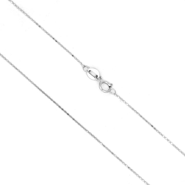 18K White Gold Ball Chain AFC05565