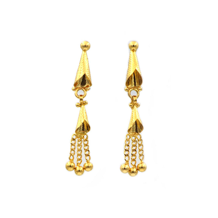 22K Gold Earrings AFE01022