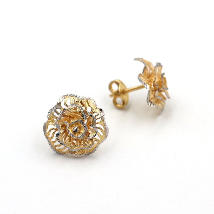 18K Gold Earrings AFE01409