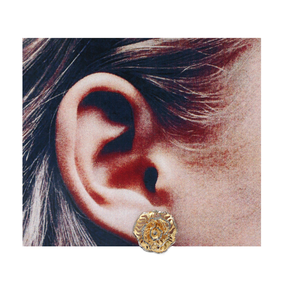 18K Gold Earrings AFE01409