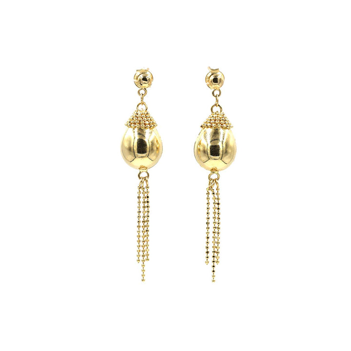 18K Gold Earrings AFE02678