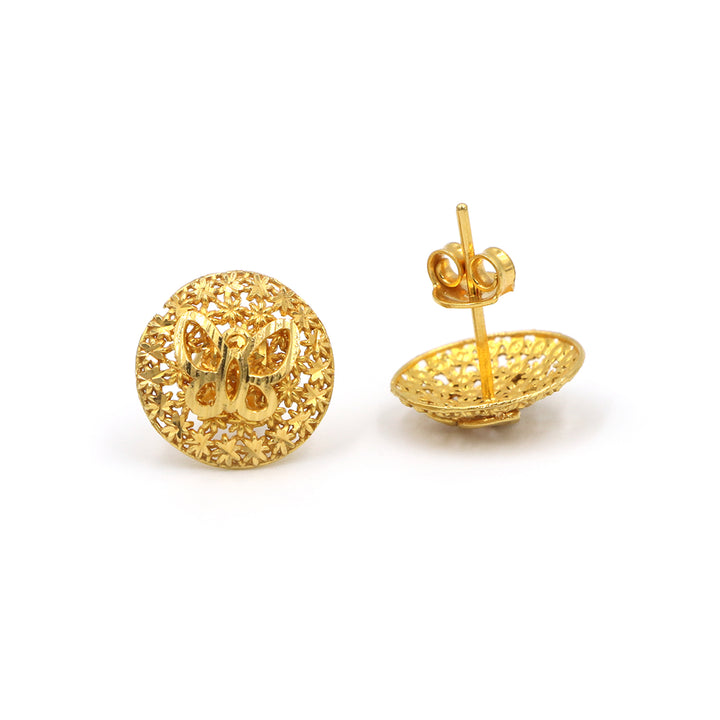 21K Gold Earrings AFE02867