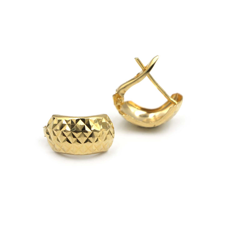 18K Gold Earrings AFE03896