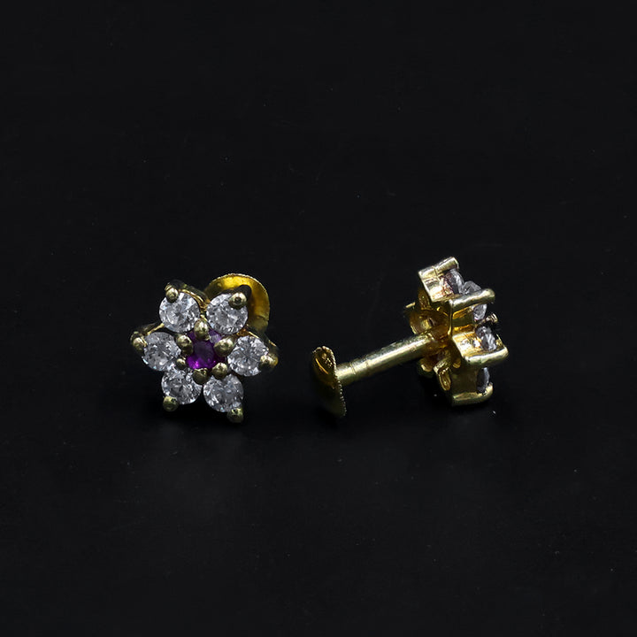 22K Gold Earrings No Making Charges  AFE04689