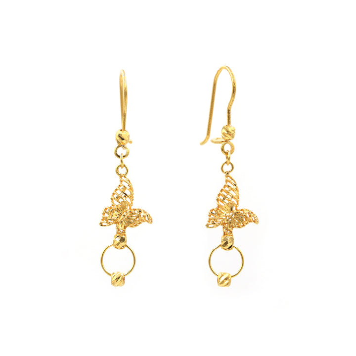 21K Gold Earrings AFE04792