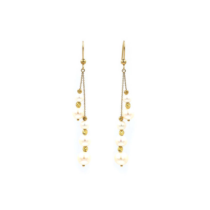 18K Gold Earrings AFE05380