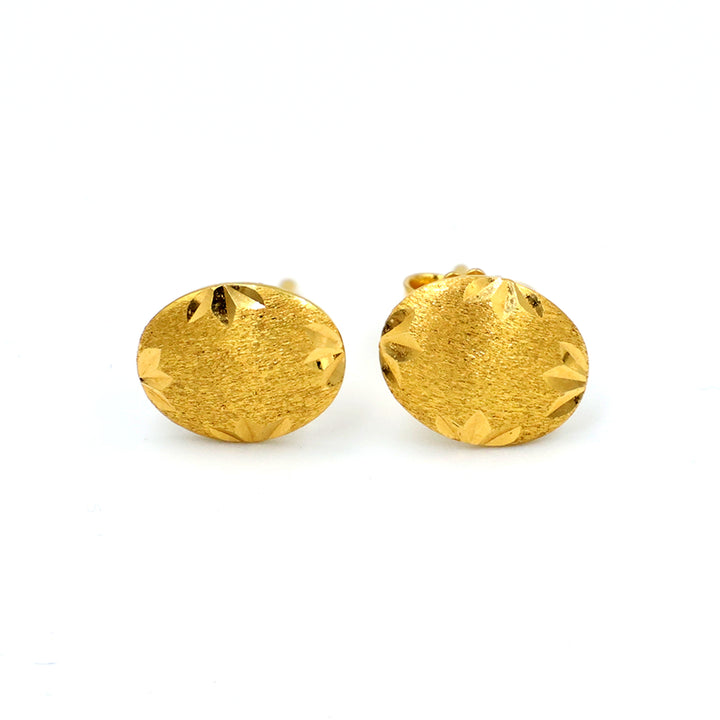 21K Gold Earrings AFE05463