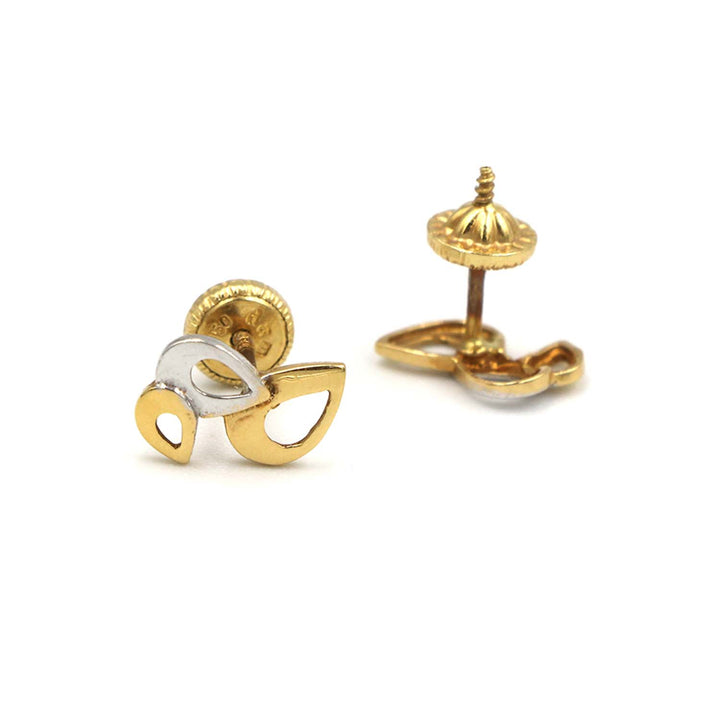 18K Gold Earrings AFE05504