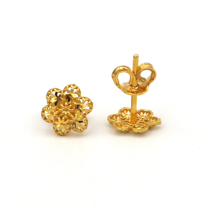 21K Gold Earrings AFE05566