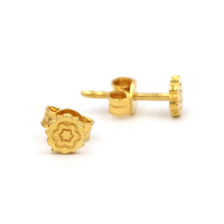 21K Gold Earrings AFE05897