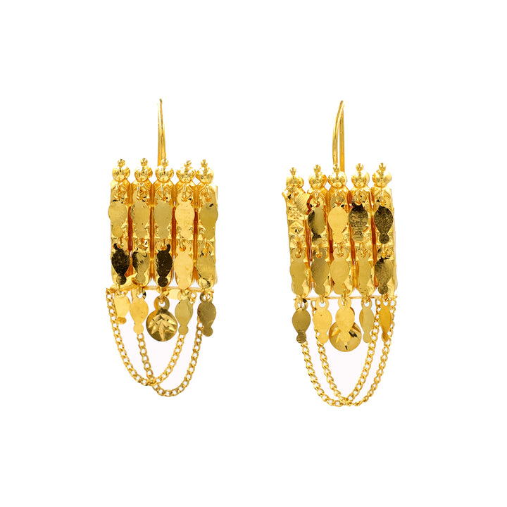 21K Gold Earrings AFE05977