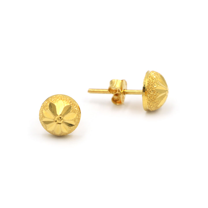 21K Gold Earrings AFE06162