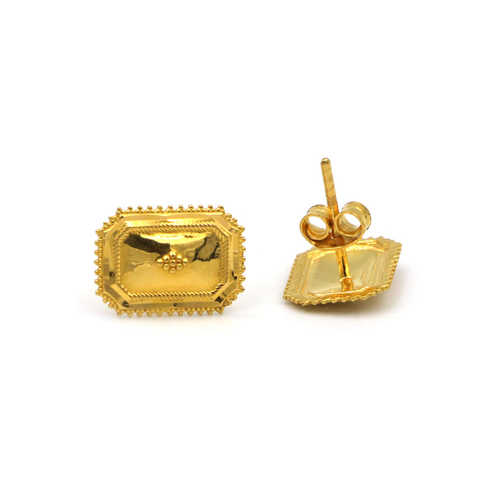 21K Gold Earrings AFE06163