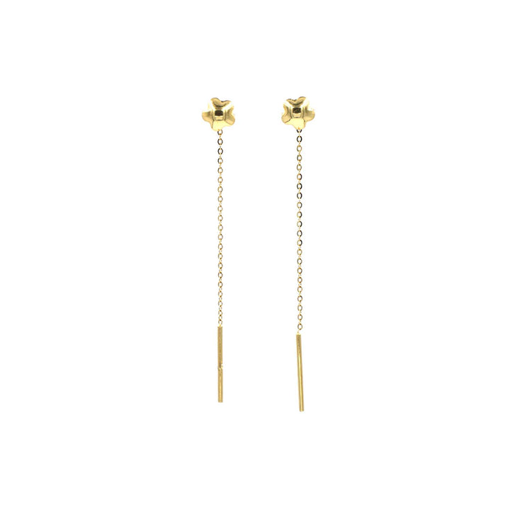 18K Gold Earrings AFE06231