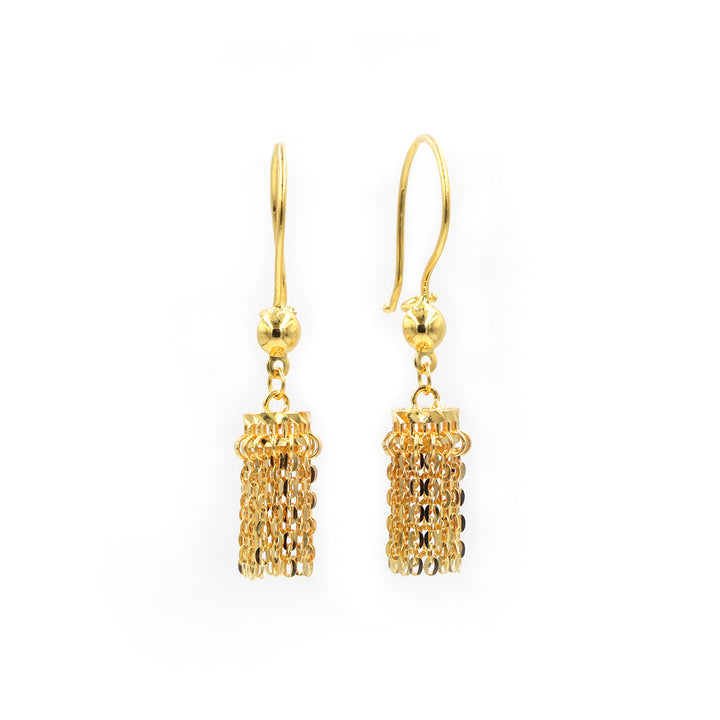 21K Gold Earrings AFE06247