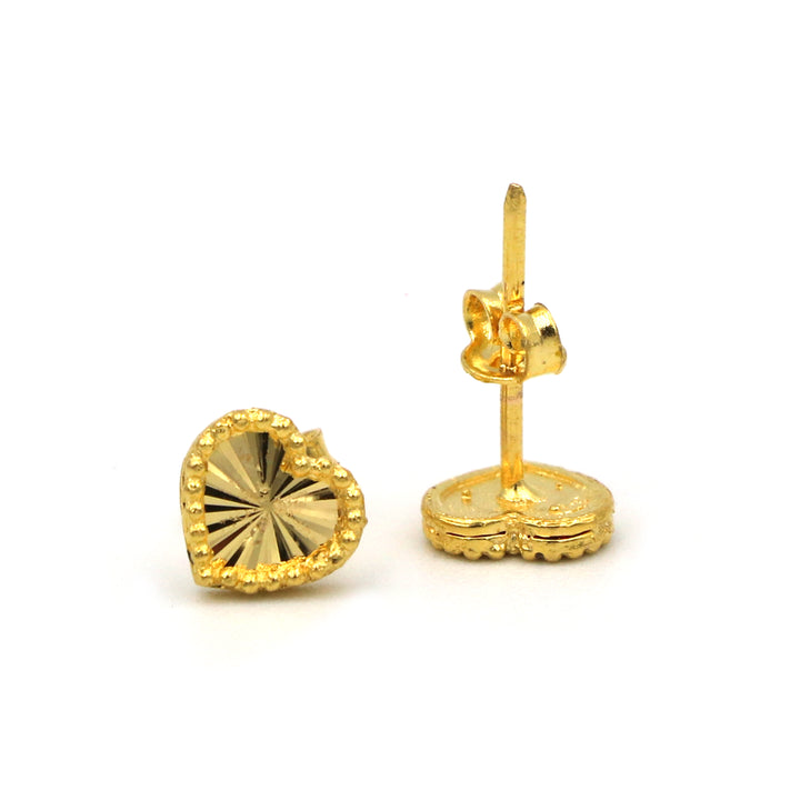 21K Gold Earrings AFE06253