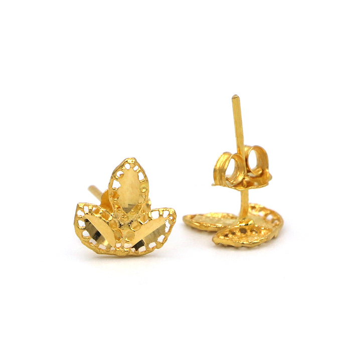 21K Gold Earrings AFE06496