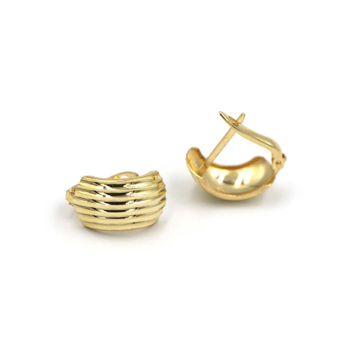 18K Gold Earrings AFE06557