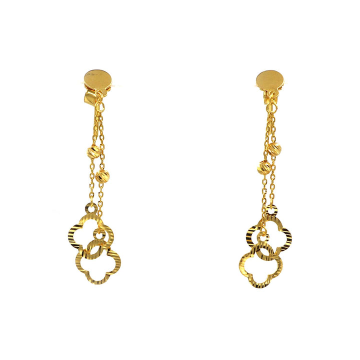 21K Gold Earrings AFE06588