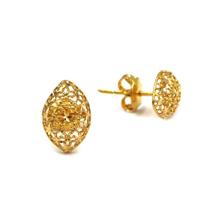 21K Gold Earrings AFE06590