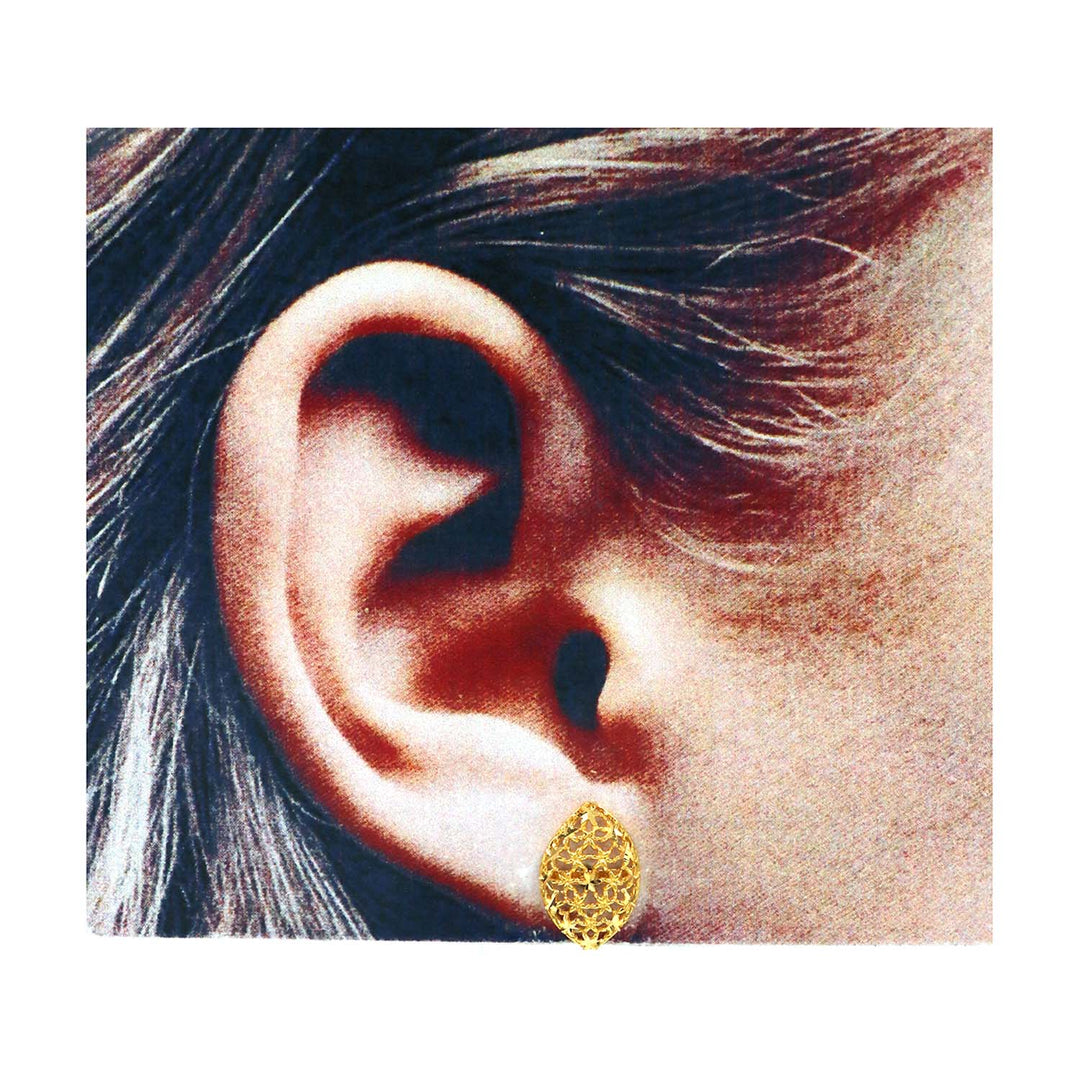 21K Gold Earrings AFE06590