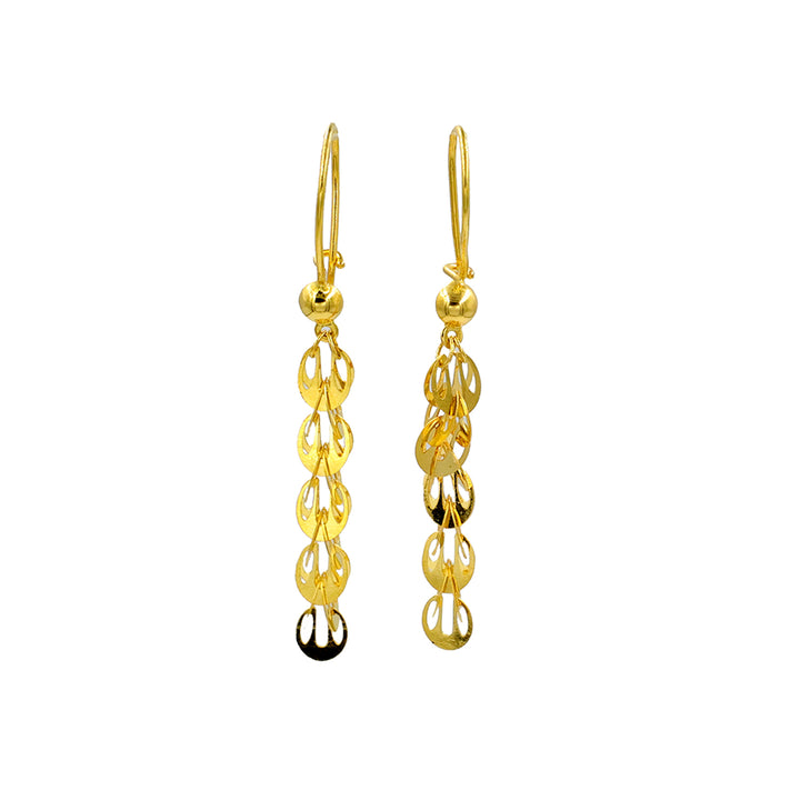 21K Gold Earrings AFE06920