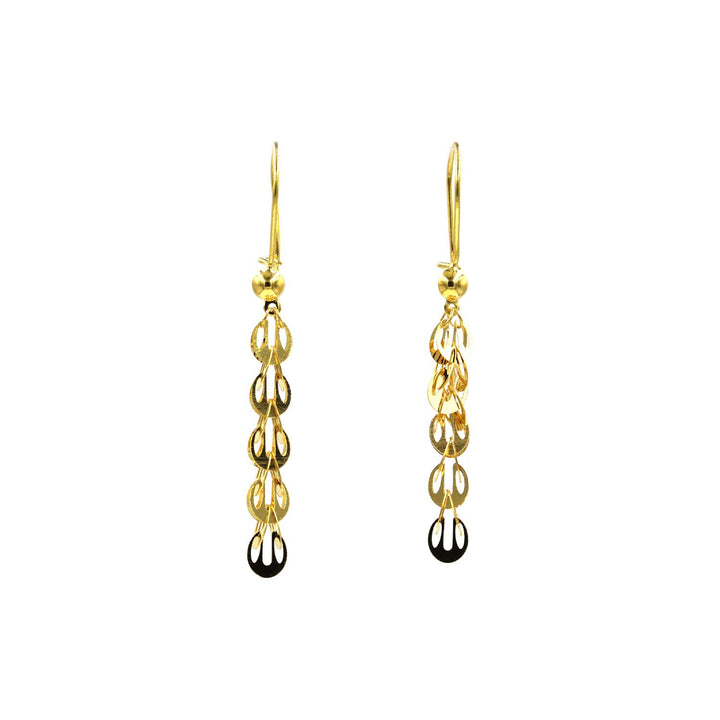 21K Gold Earrings AFE06921