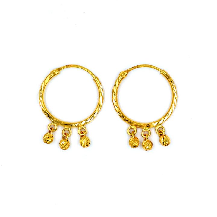 Classic 22K Gold Earrings