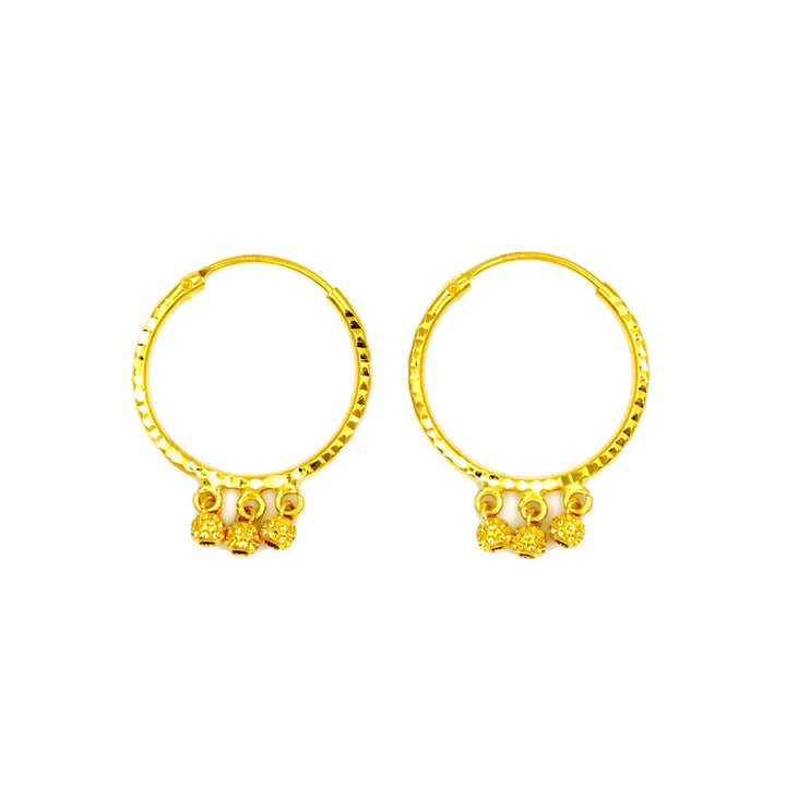 Classic 22K Gold Earrings