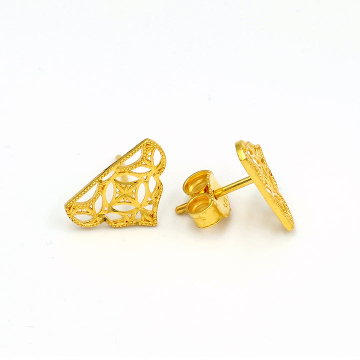 21K Gold Earring AFE07727