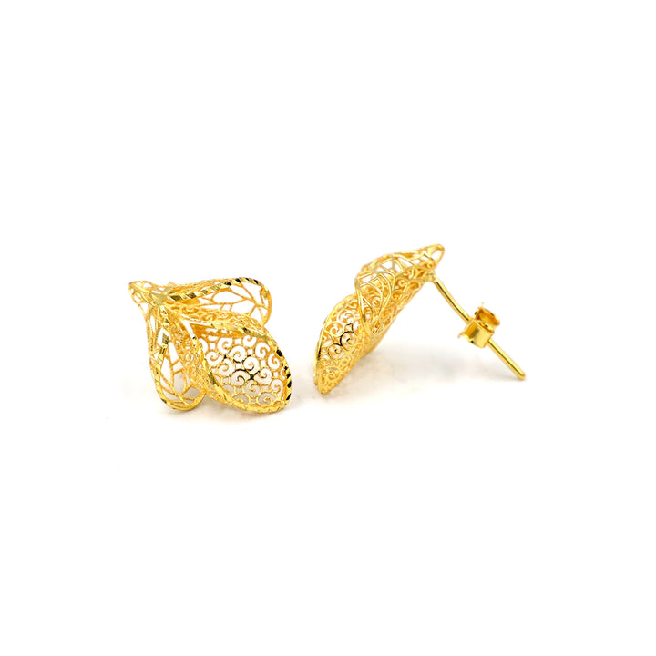 18K Gold Earrings AFE07744