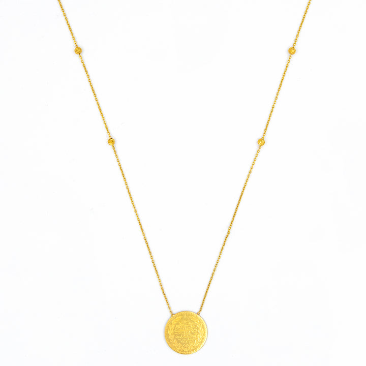 21K Gold Necklace AFN01267