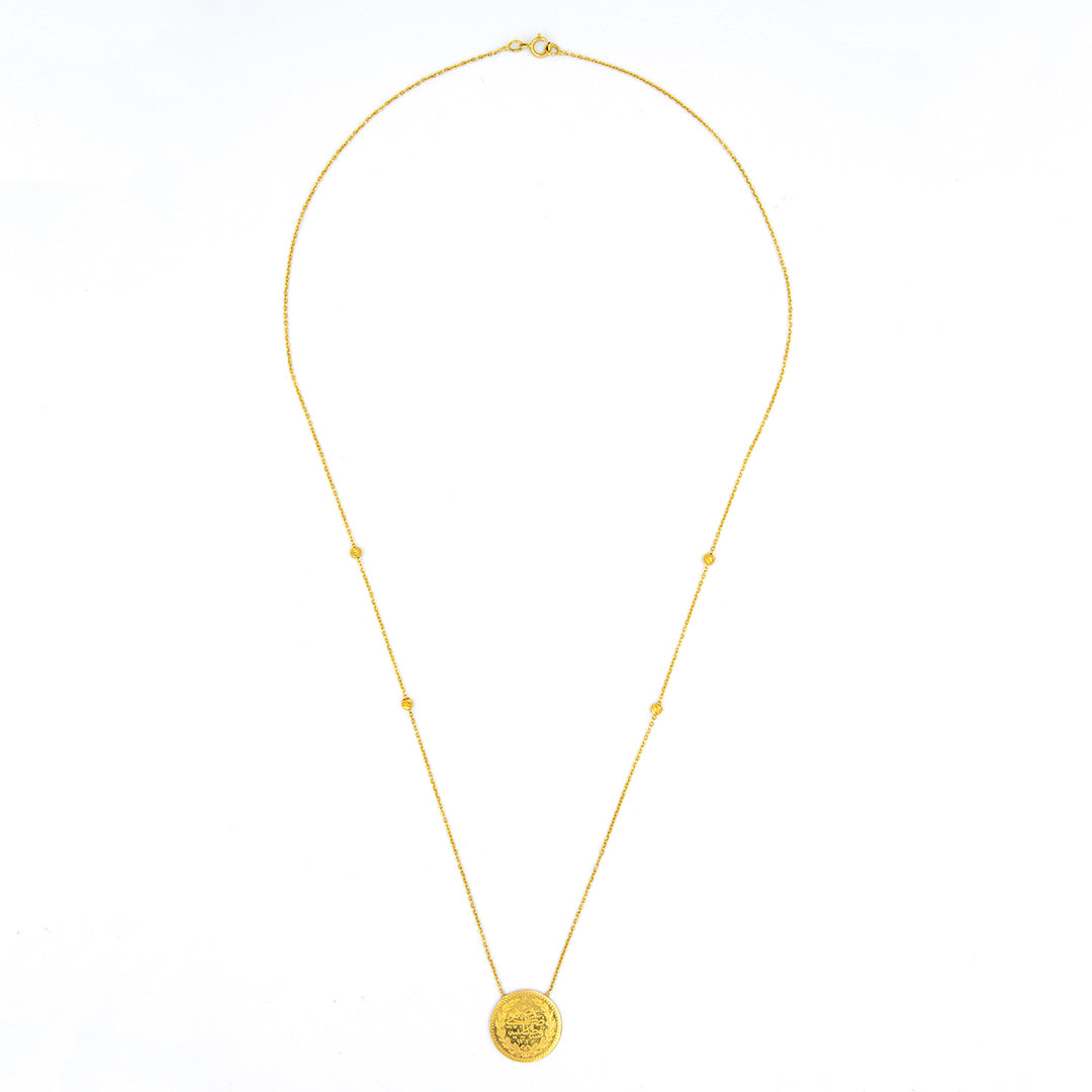 21K Gold Necklace AFN01267