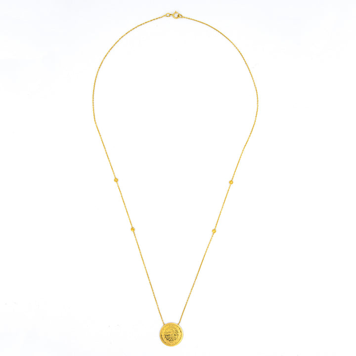 21K Gold Necklace AFN01267