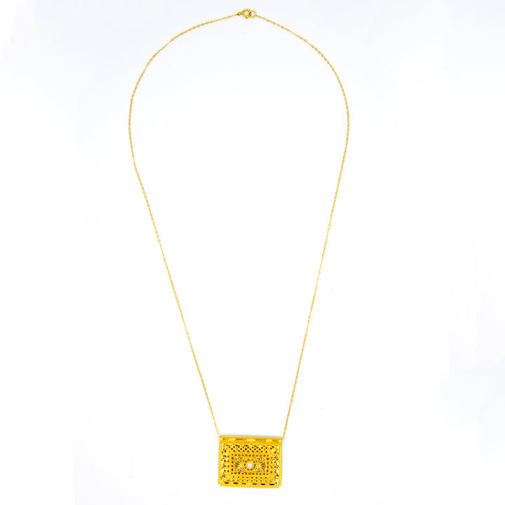 21K Gold Necklace AFN02036