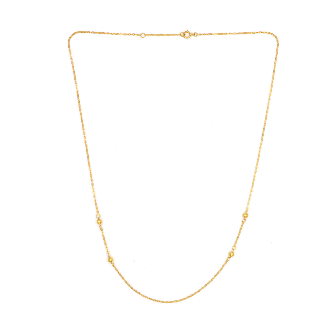 21K Gold Necklace AFN02322