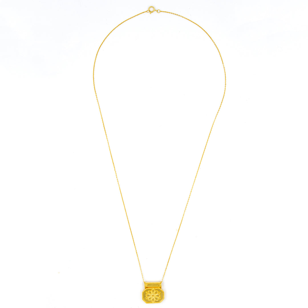 21K Gold Necklace AFN02569