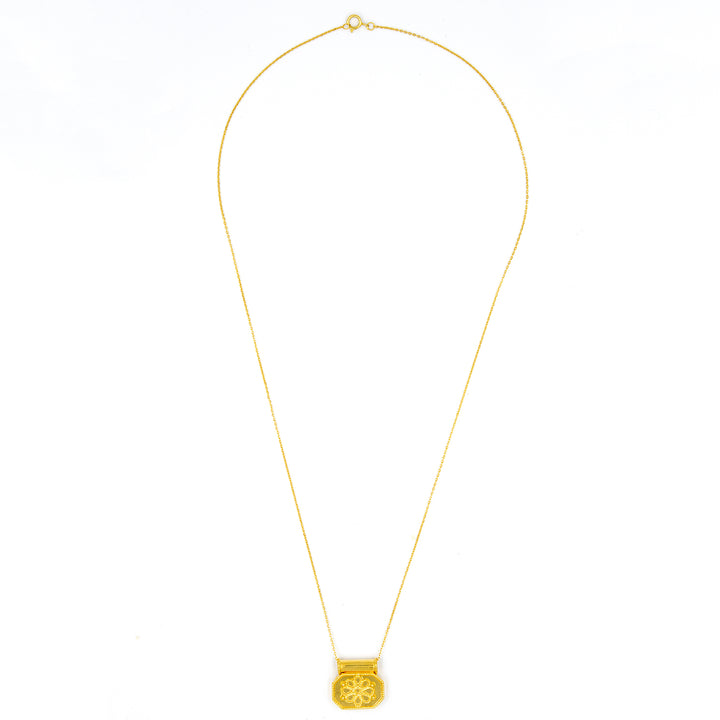 21K Gold Necklace AFN02569