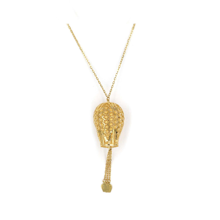 21K Gold Necklace AFN02571