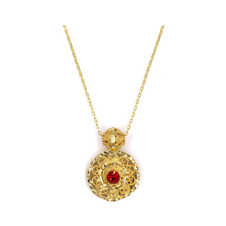 21K Gold Necklace AFN02573