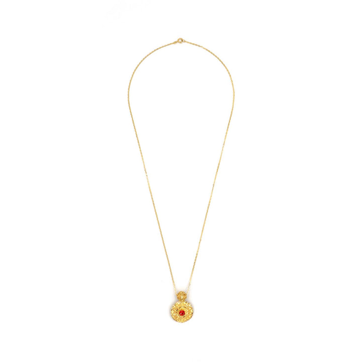 21K Gold Necklace AFN02573