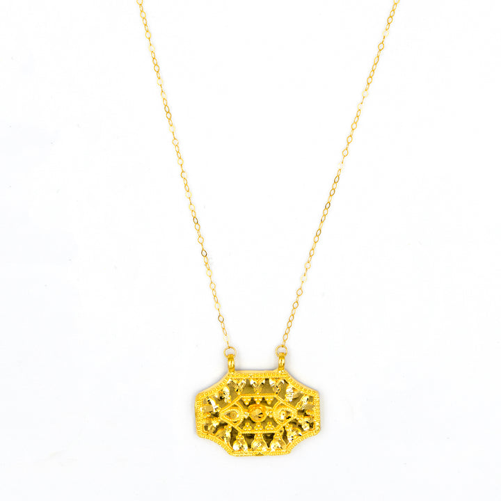 21K Gold Necklace AFN02629