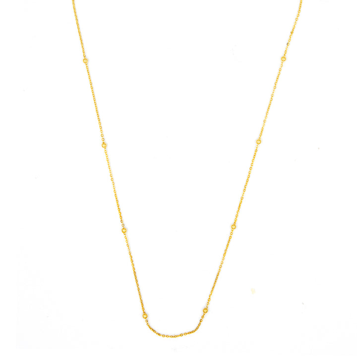 21K Gold Necklace AFN02822