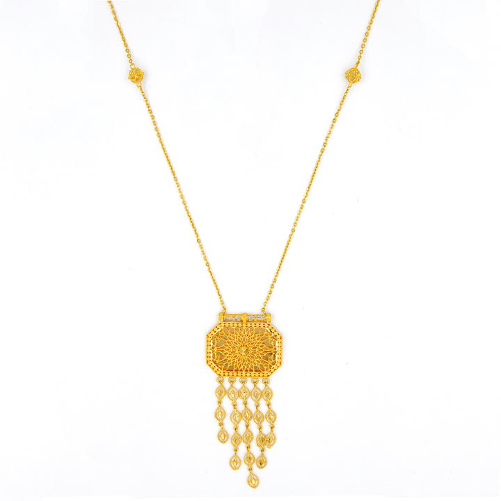 21K Gold Necklace AFN02971