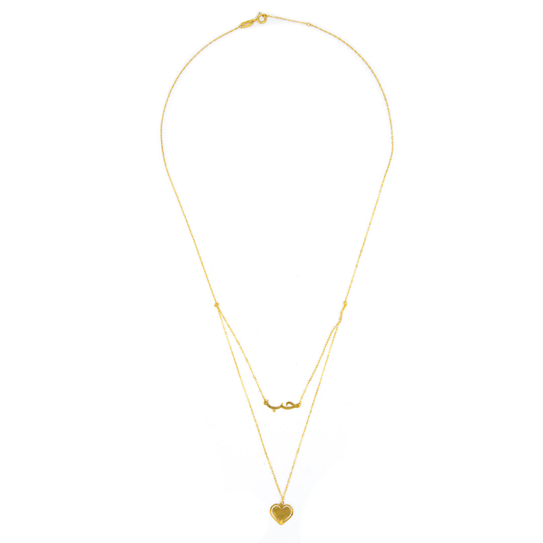 21K Gold Necklace AFN02984