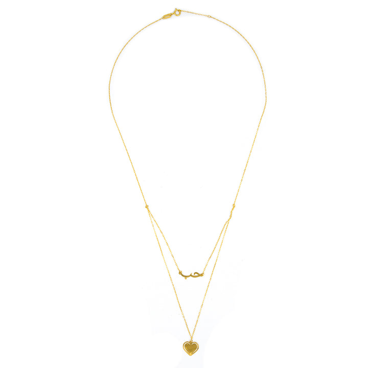 21K Gold Necklace AFN02984