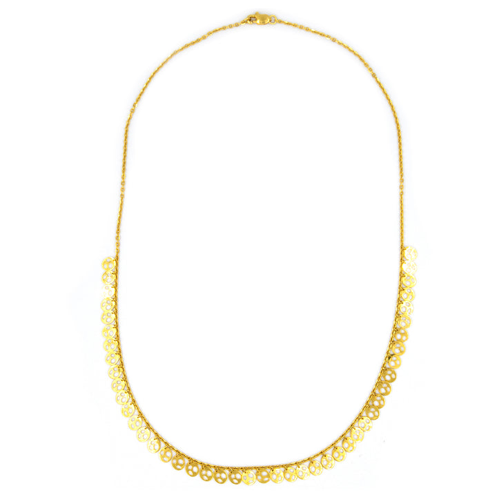 22K Gold Necklace AFN03159