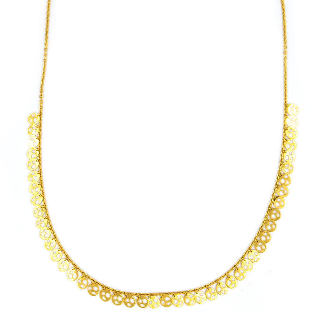 22K Gold Necklace AFN03159