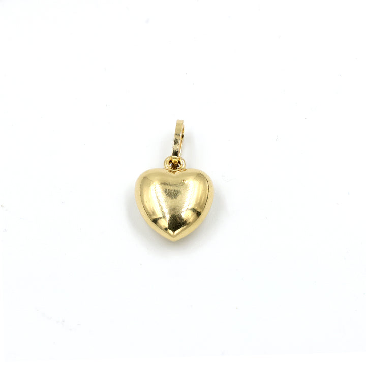 18K Gold Heart Shaped Pendant AFP03945